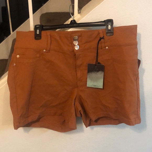 NWT Thread Market Plus High Waisted Shorts in Pumpkin - Picture 1 of 6